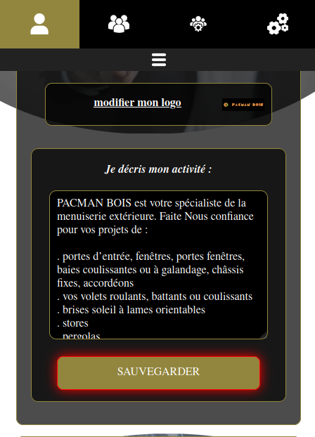 valider sa description