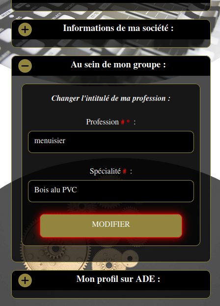 valider sa profession