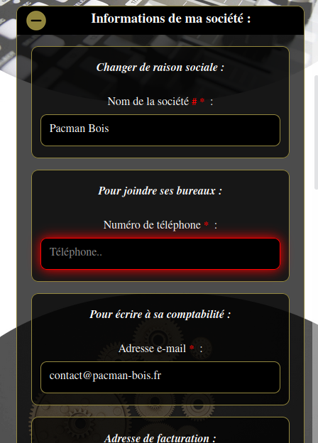 changer son numéro de téléphone