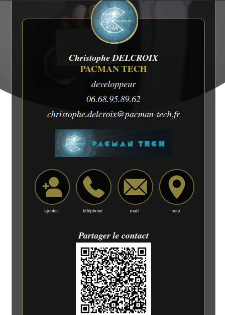 fiche de contact d'ADE-connect