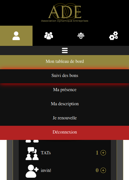 cliquer sur suivi des bons
