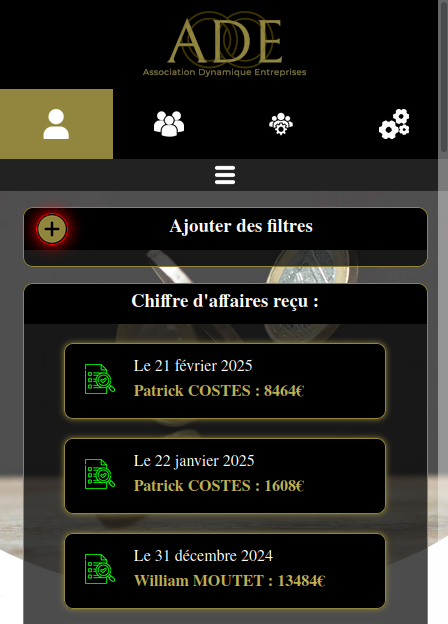 Etendre les filtres