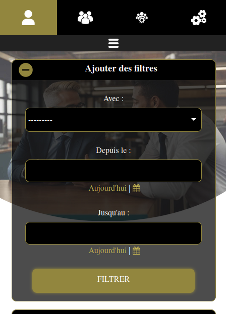 ajouter des filtres