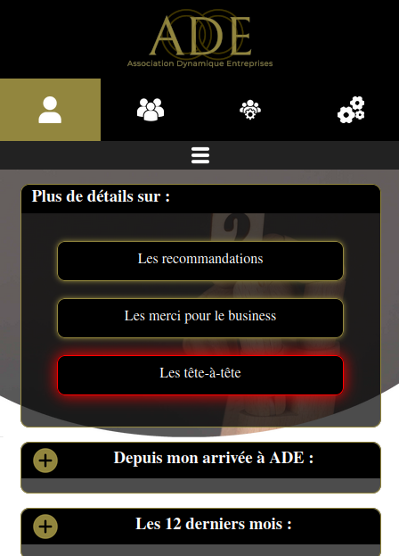 cliquer sur tête-à-tête