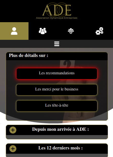 cliquer sur tête-à-tête